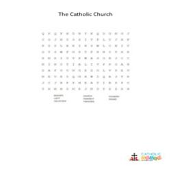 The Catholic Church - Word Search